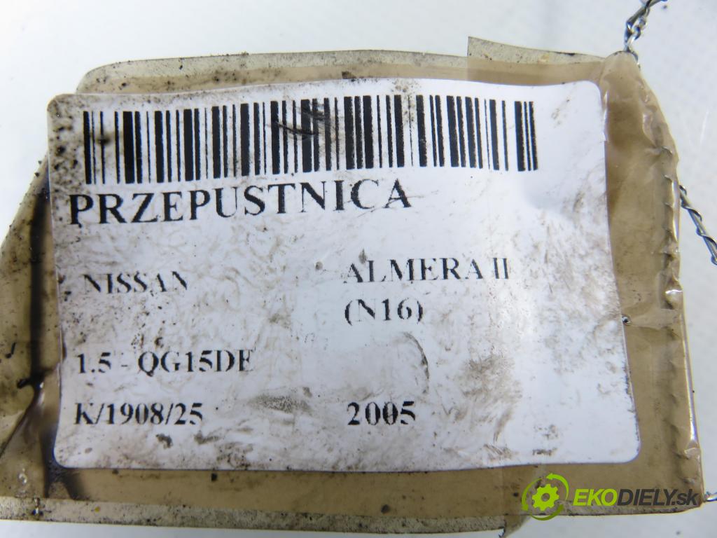 NISSAN ALMERA II Hatchback (N16) HB 2005 72,00 1.5 - QG15DE 1498,00 škrtíci klapka SERA57601 (Škrticí klapka)