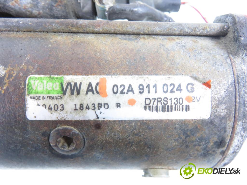 SEAT IBIZA III (6L1) HB 2003 55,00 1.4 TDI 75 - AMF 1422,00 Štartér 02A911024G ; D7RS130 (Štartér)