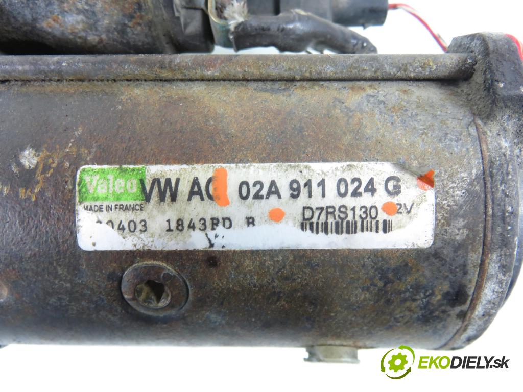 SEAT IBIZA III (6L1) HB 2003 55,00 1.4 TDI 75 - AMF 1422,00 Štartér 02A911024G ; D7RS130 (Štartér)
