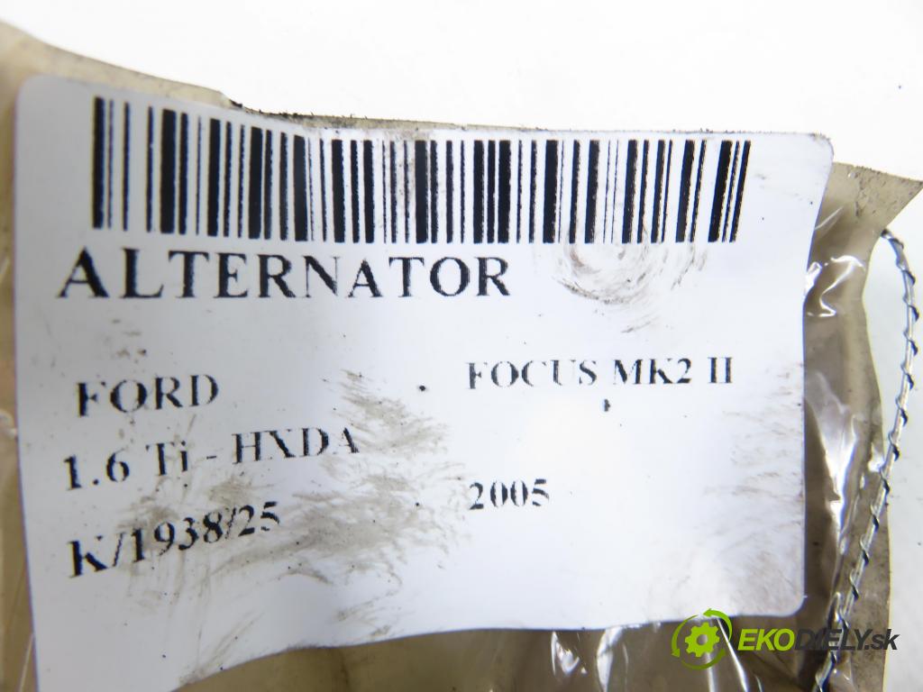 FORD FOCUS II (DA_, HCP) HB 2005 85,00 1.6 Ti - HXDA 1596,00 Alternátor A4089 (Alternátor)