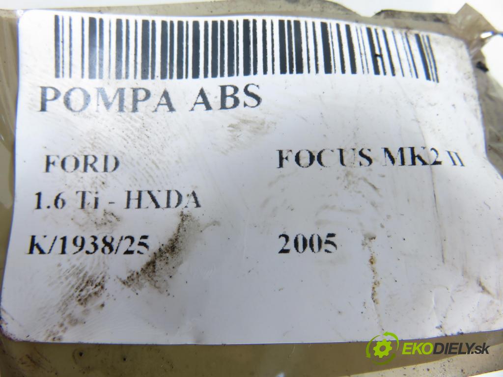 FORD FOCUS II (DA_, HCP) HB 2005 85,00 1.6 Ti - HXDA 1596,00 Pumpa ABS 10097001103 ; 3M512M110GA ; 10020700524 (Pumpa ABS)