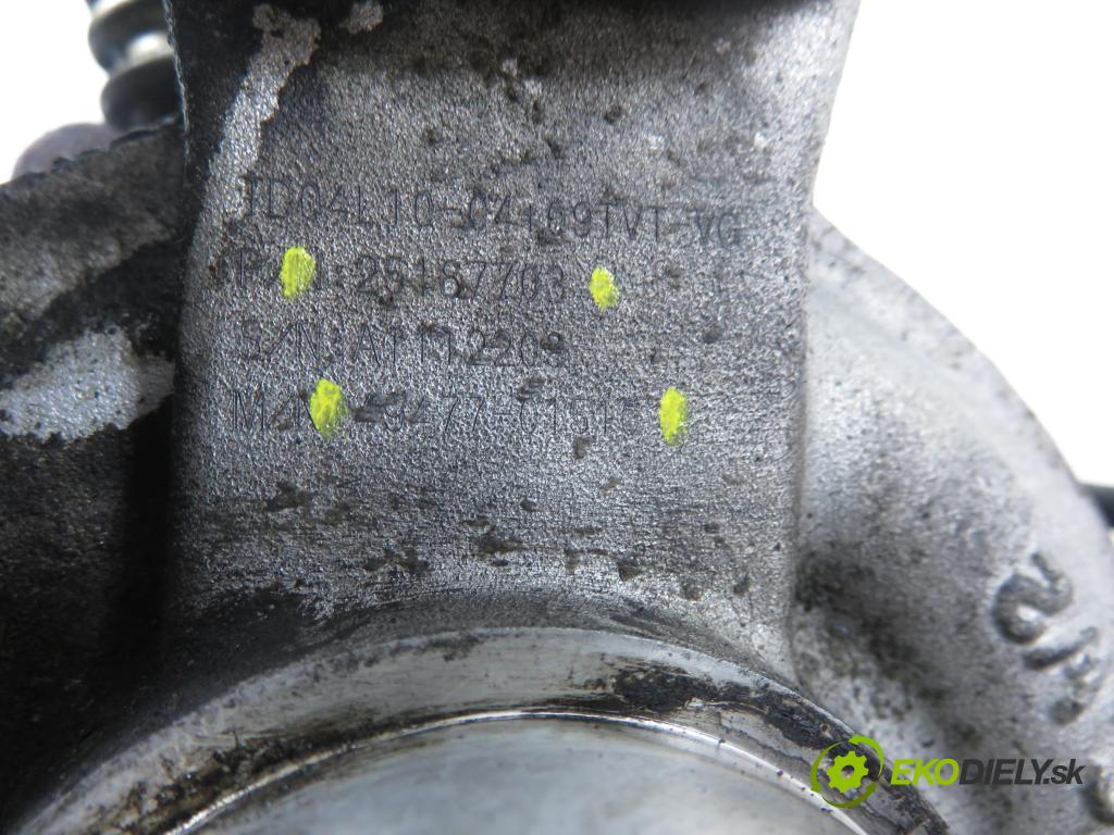 CHEVROLET CRUZE liftback (J305) HB 2012 120,00 2.0 Dsl - LNP 1998,00 Turbodúchadlo 25187703 ; 4947701510 (Turbodúchadlo (kompletné))