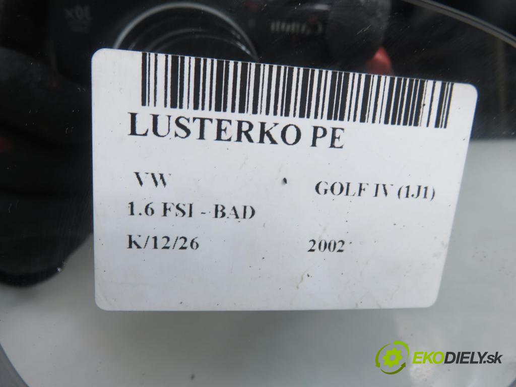 VW GOLF IV (1J1) HB 2002 81,00 1.6 FSI - BAD 1598,00 Spätné zrkadlo