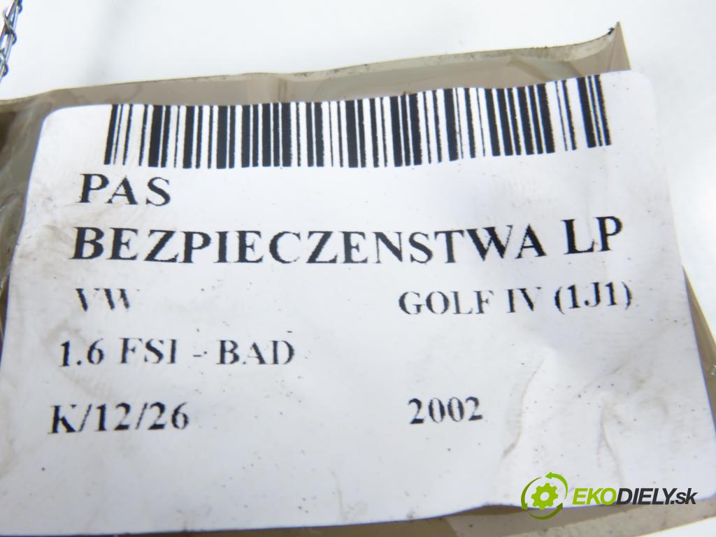VW GOLF IV (1J1) HB 2002 81,00 1.6 FSI - BAD 1598,00 Držiak bezpečnostný LP 1J4857705AA