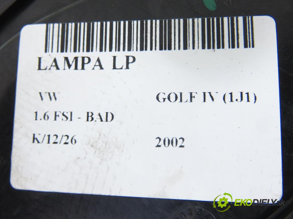 VW GOLF IV (1J1) HB 2002 81,00 1.6 FSI - BAD 1598,00 Svetlo LP 1J1941015K