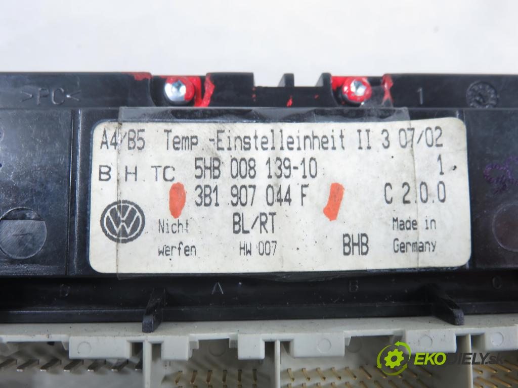 VW GOLF IV (1J1) HB 2002 81,00 1.6 FSI - BAD 1598,00 Panel kúrenia KLIMATRONIK 3B1907044F