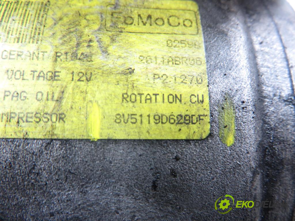 FORD FIESTA VI (CB1,CCN) HB 2011 51,00 1.4 TDCi - KVJA 1399,00 KOMPRESOR: klimatizace 8V5119D629DF (Kompresor klimatizace)