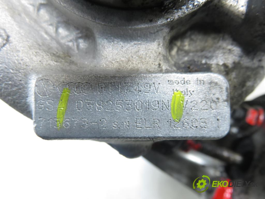 SEAT LEON (1M1) HB 2000 81,00 1.9 TDI 110 - ASV 1896,00 Turbodúchadlo 038253019N (Turbodúchadlo (kompletné))
