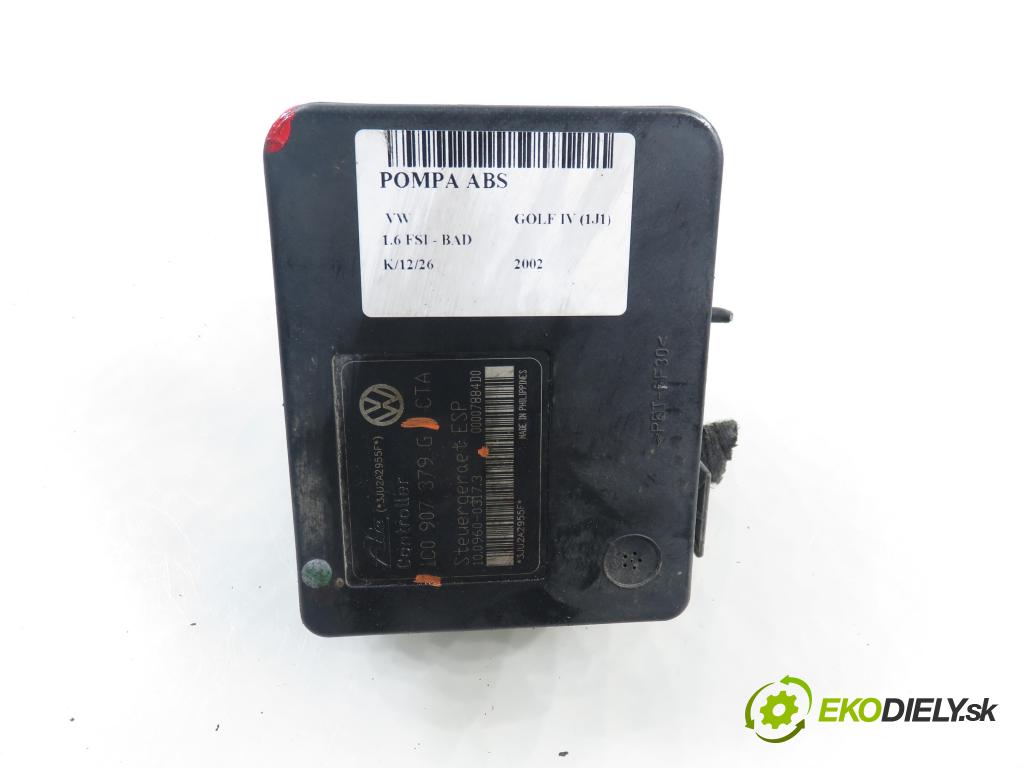 VW GOLF IV (1J1) HB 2002 81,00 1.6 FSI - BAD 1598,00 Pumpa ABS 1C0907379G ; 10096003173 (Pumpa ABS)