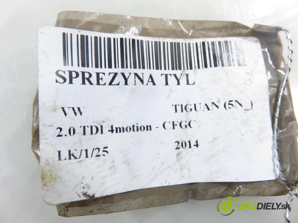 VW TIGUAN (5N_) SUV 2014 130,00 2.0 TDI 4motion - CFGC 1968,00 Pružina zadné