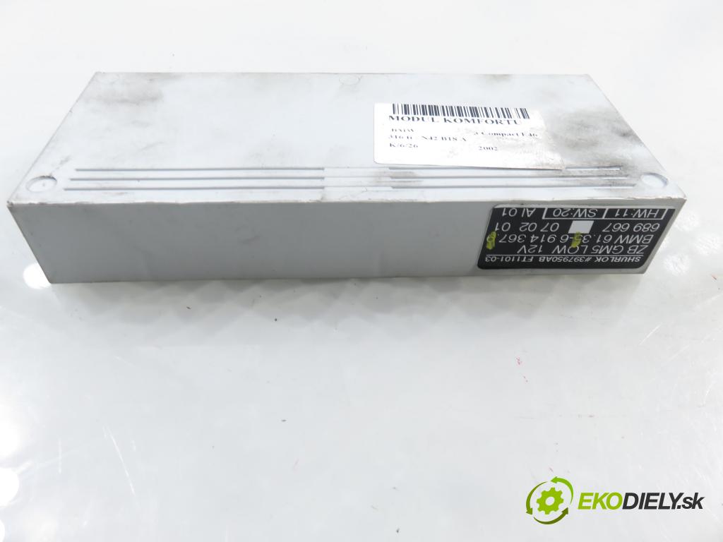 BMW 3 Compact (E46) HB 2002 85,00 1.8 316 ti 115 - N42 B18 A 1796,00 MODUL komfortu 6914367