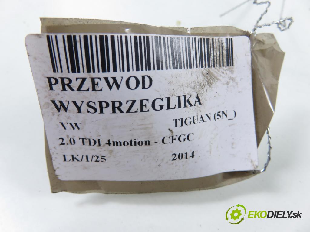 VW TIGUAN (5N_) SUV 2014 130,00 2.0 TDI 4motion - CFGC 1968,00 rúrka vypínacieho ložiska 5N1721480C