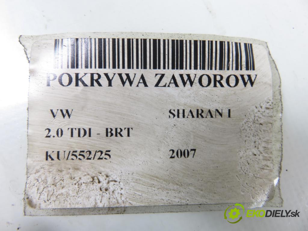 VW SHARAN (7M8, 7M9, 7M6) MINIVAN 2007 103,00 2.0 TDI - BRT 1968,00 Kryt Ventilov 03G103469H