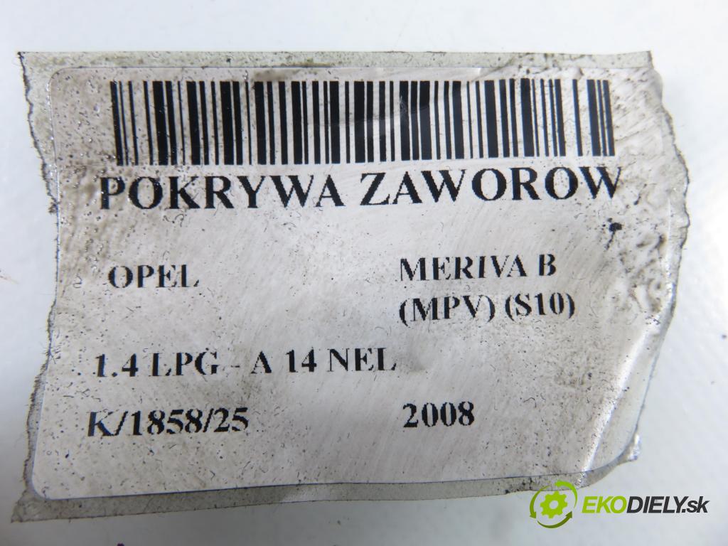 OPEL MERIVA B nadwozie wielkoprzestrzenne (MPV) (S10) MINIVAN 2008 88,00 1.4 LPG - A 14 NEL 1364,00 Kryt Ventilov 48SKV008