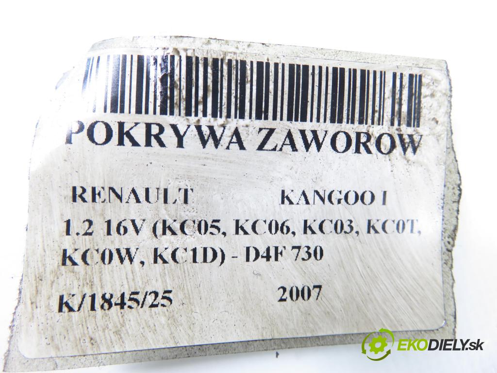 RENAULT KANGOO (KC0/1_) KOMBIVAN 2007 55,00 1.2 16V (KC05, KC06, KC03, KC0T, KC0W, KC1D) - D4F 1149,00 Kryt Ventilov 8200331491 ; 8200323344