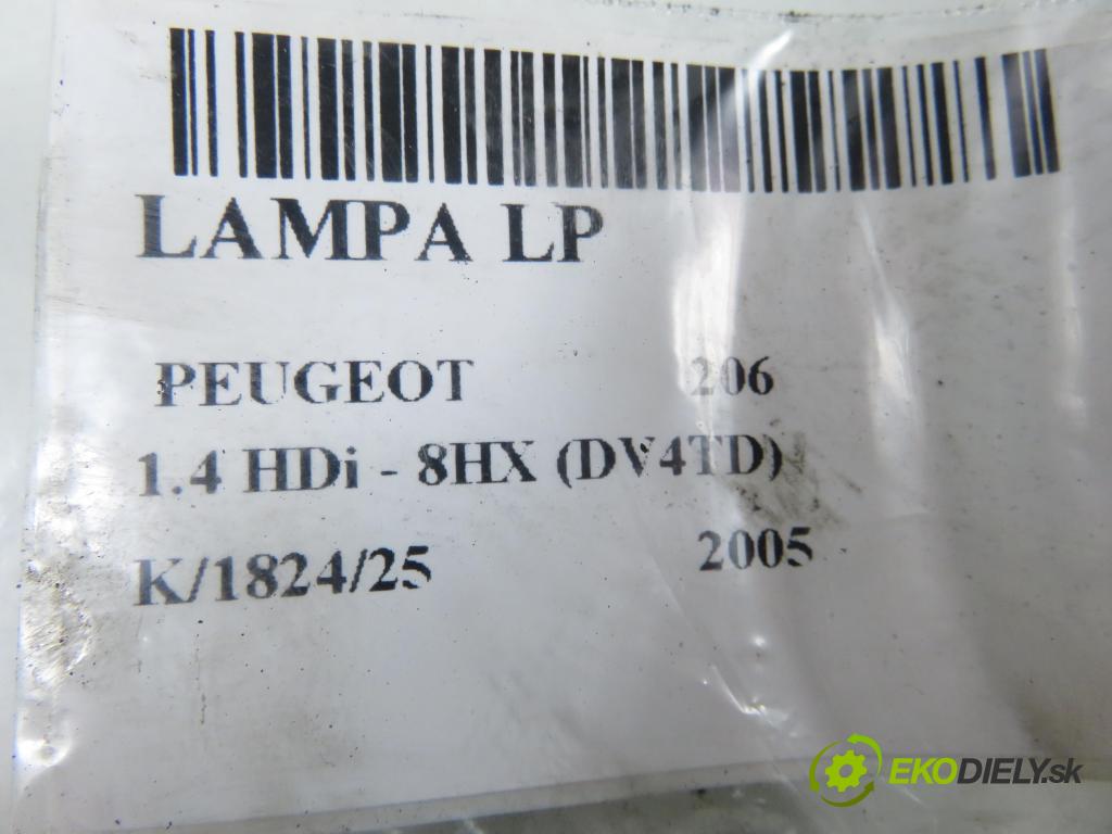 PEUGEOT 206 liftback (2A/C) HB 2005 51,00 1.4 HDi - 8HX (DV4TD) 1398,00 Svetlo LP 9628666880