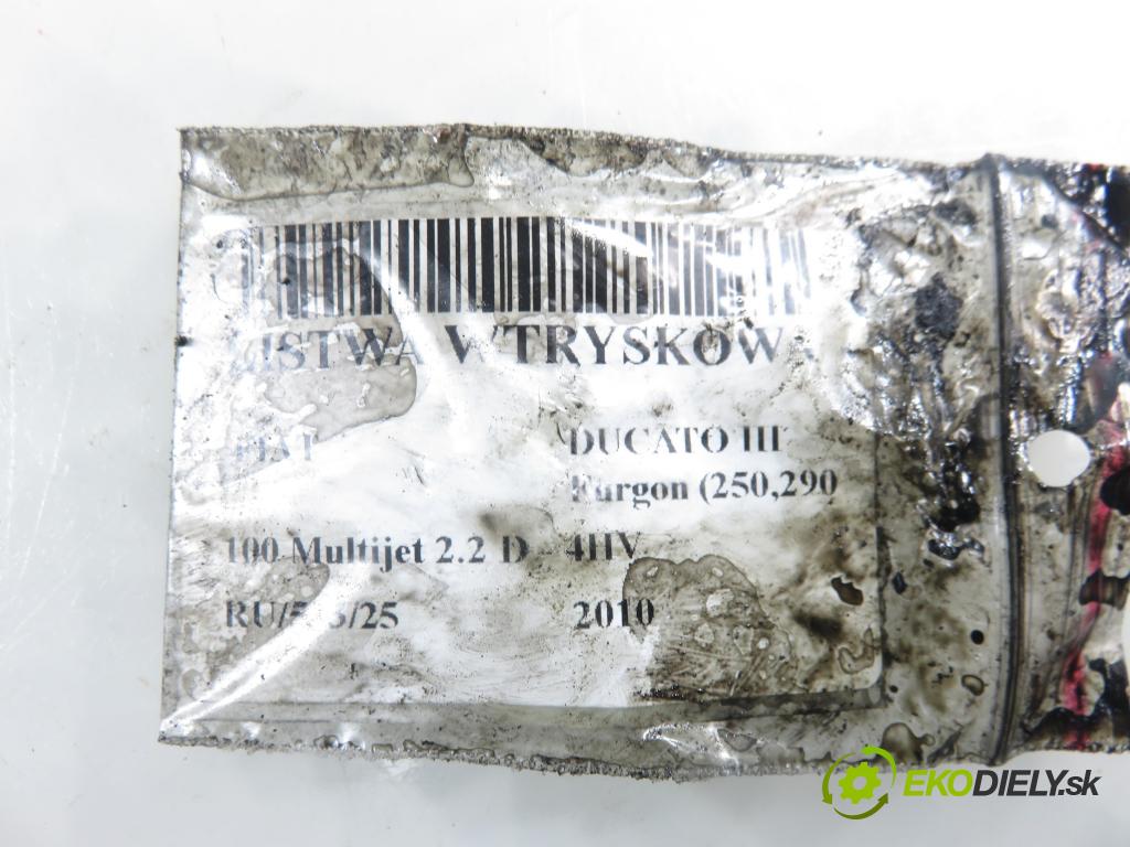 FIAT DUCATO Furgon (250_, 290_) FURGON 2010 74,00 100 Multijet 2.2 D - 4HV 2198,00 Lišta vstrekovacia  (Vstrekovacia lišta)