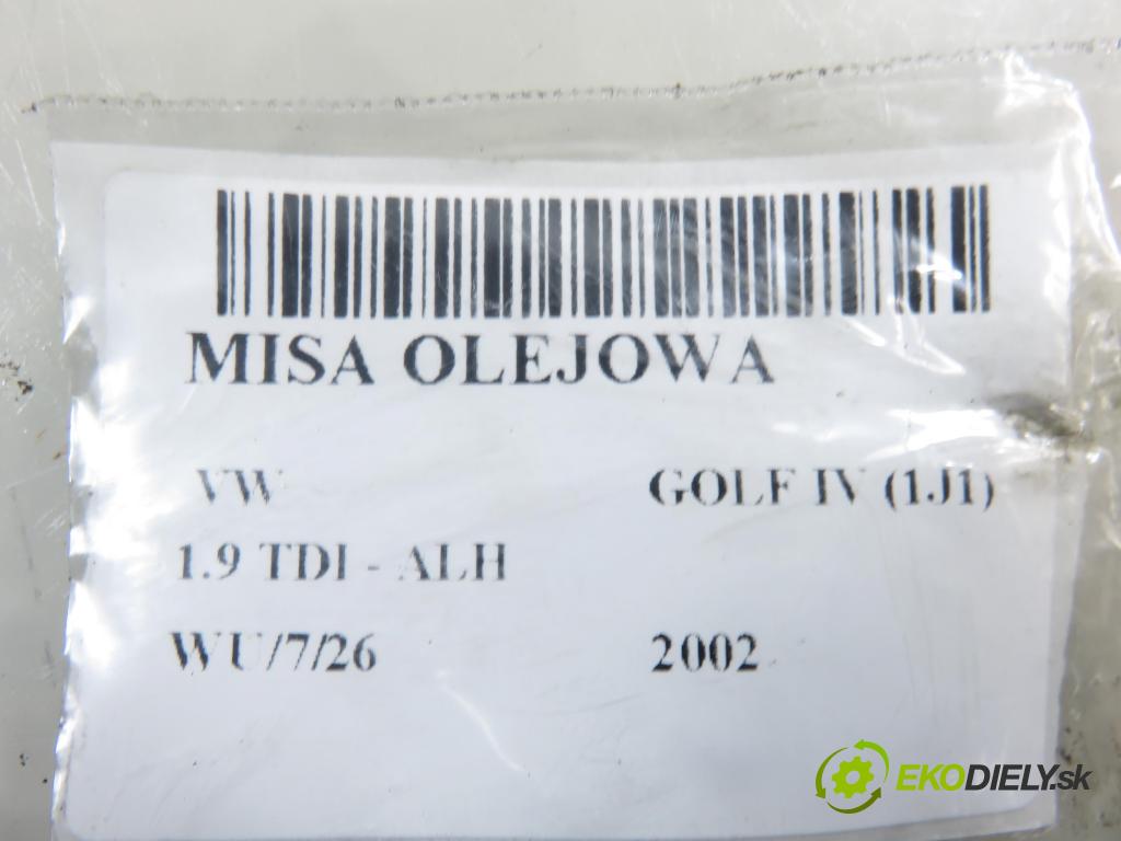 VW GOLF IV (1J1) HB 2002 66,00 1.9 TDI 90 - ALH 1896,00 Vaňa olejová  (Olejová vaňa)