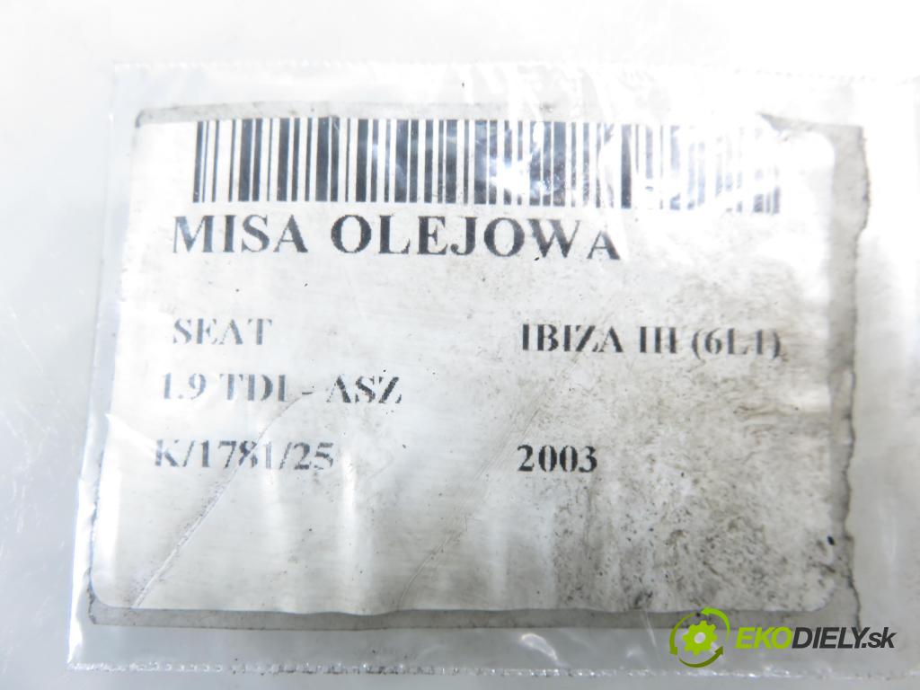 SEAT IBIZA III (6L1) HB 2003 96,00 1.9 TDI PD 130 - ASZ 1896,00 Vaňa olejová 038103603N (Olejová vaňa)
