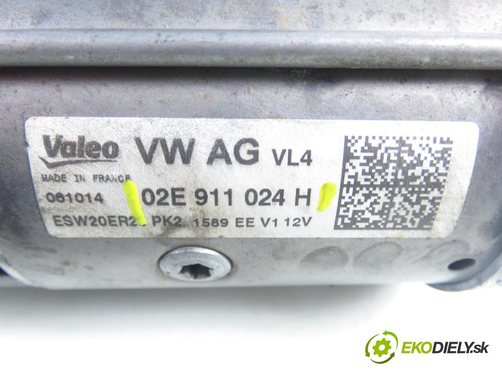 VW TOURAN (1T3) MINIVAN 2012 103,00 2.0 TDI - CFHC 1968,00 startér 02E911024H (Startér)