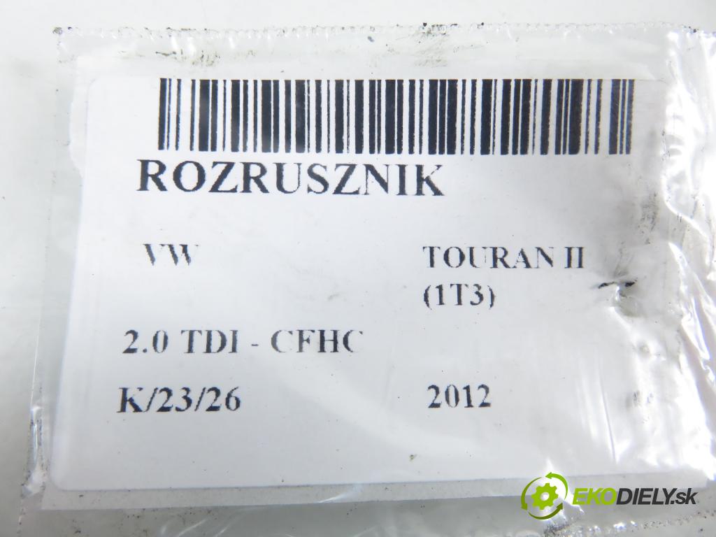 VW TOURAN (1T3) MINIVAN 2012 103,00 2.0 TDI - CFHC 1968,00 startér 02E911024H (Startér)