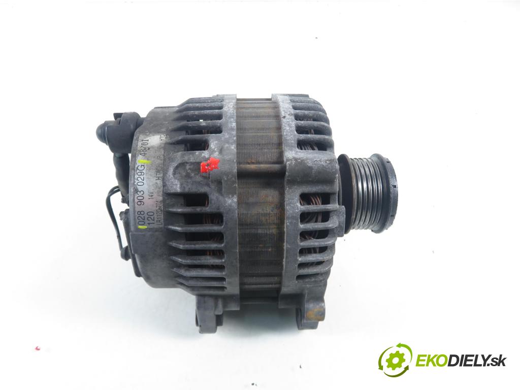 VW GOLF IV (1J1) HB 2002 66,00 1.9 TDI 90 - ALH 1896,00 Alternátor 028903029G (Alternátor)