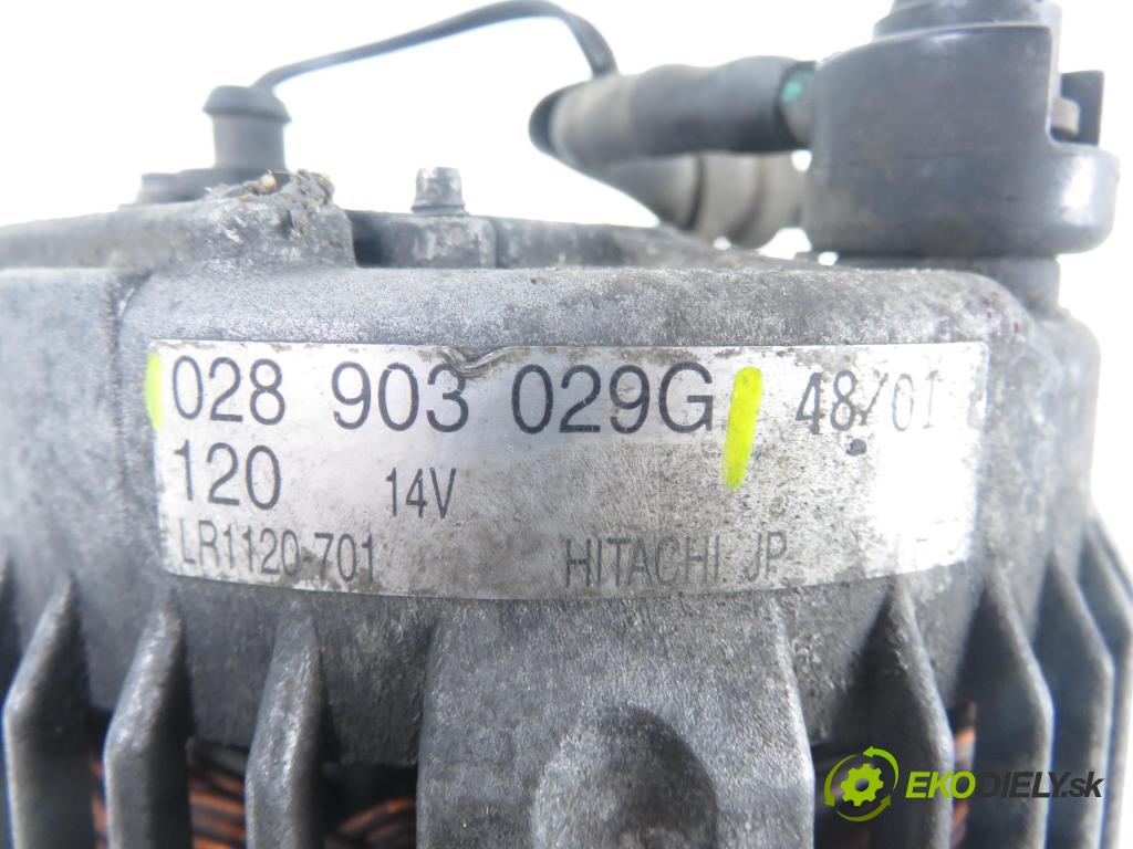 VW GOLF IV (1J1) HB 2002 66,00 1.9 TDI 90 - ALH 1896,00 Alternátor 028903029G (Alternátor)