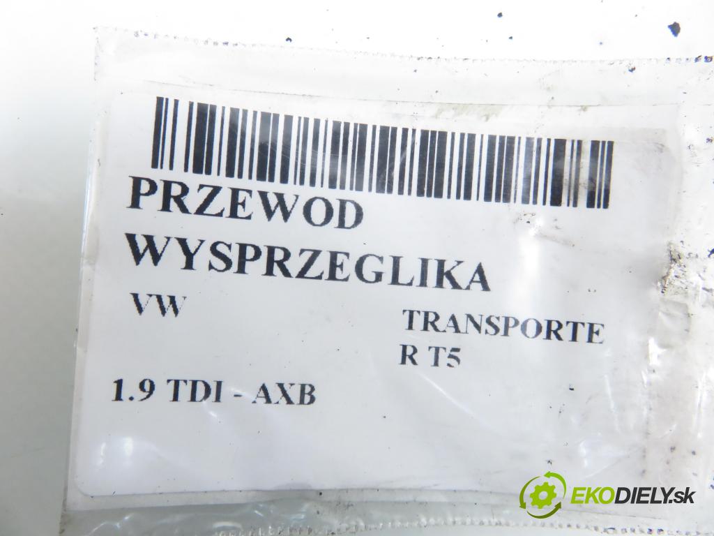 VW TRANSPORTER V Skrzynia (7HA, 7HH, 7EA, 7EH) FURGON 2005 77,00 1.9 TDI PD 105 - AXB 1896,00 rúrka vypínacieho ložiska 7H1721478C