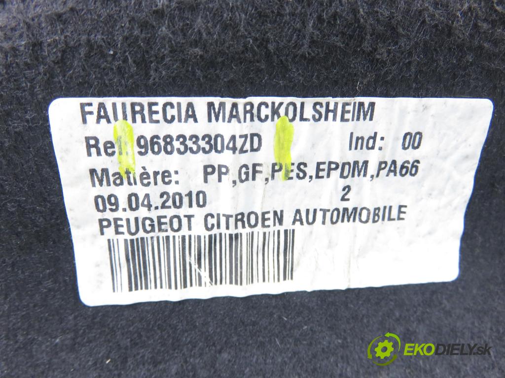 CITROEN C3 II (SC_) HB 2010 0,00 1.6 HDi 90 - 9HX (DV6ATED4) 1560,00 POLKA: kufor 96833304ZD