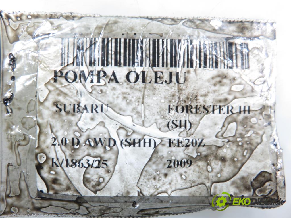 SUBARU FORESTER (SH_) SUV 2009 110,00 2.0 D AWD 1998,00 Pumpa oleja  (Olejová pumpa)