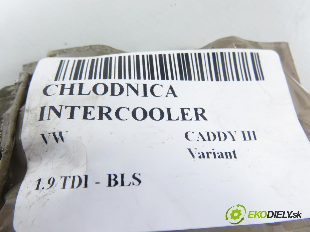 VW CADDY III Variant (2KB, 2KJ, 2CB, 2CJ) KOMBIVAN 2007 77,00 1.9 TDI PD 105 1896,00 chladič intercooler