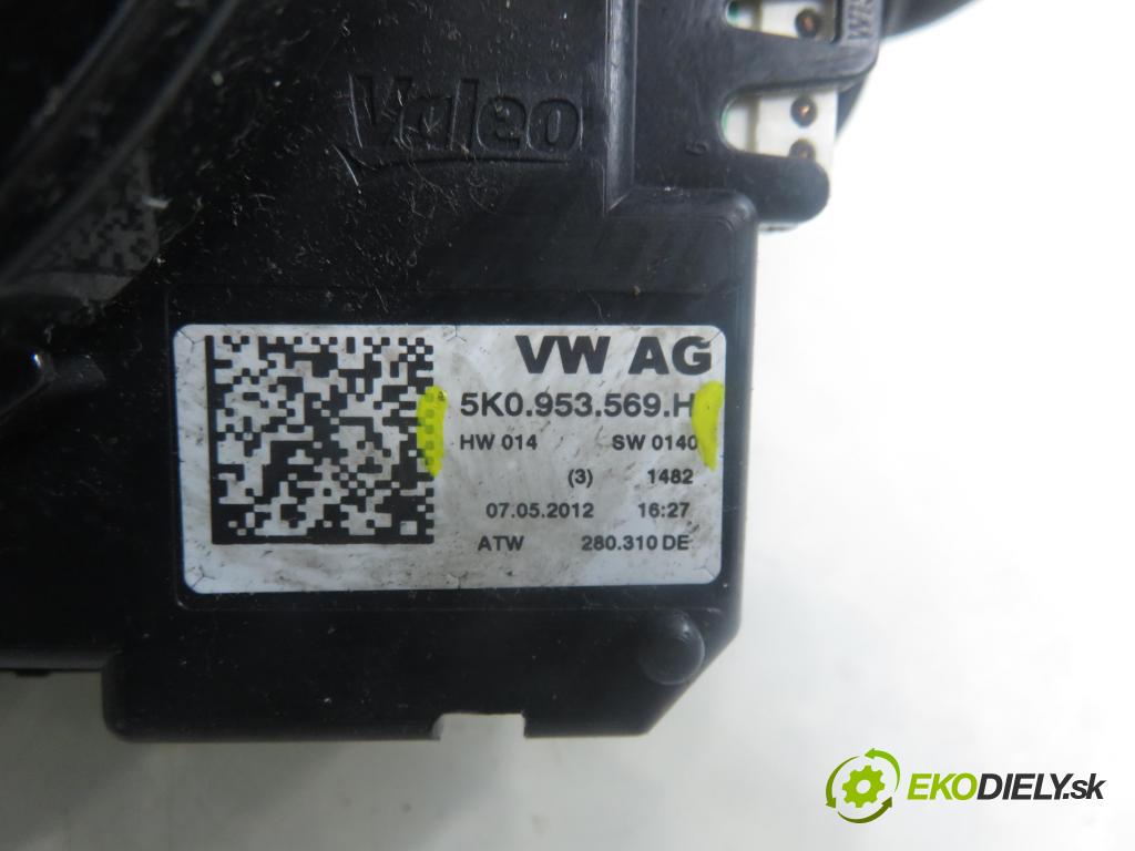 VW TOURAN (1T3) MINIVAN 2012 103,00 2.0 TDI - CFHC 1968,00 páčka/prepínač 5K0953569H ; 5K0953501AT