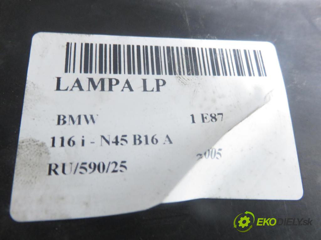 BMW 1 (E87) HB 2005 85,00 116 i - N45 B16 A 1596,00 Svetlo LP 6924485