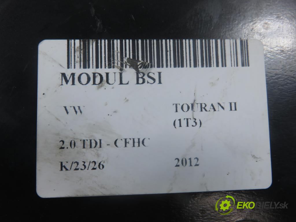 VW TOURAN (1T3) MINIVAN 2012 103,00 2.0 TDI - CFHC 1968,00 MODUL BSI 5K0937086M ; 5WK50403A