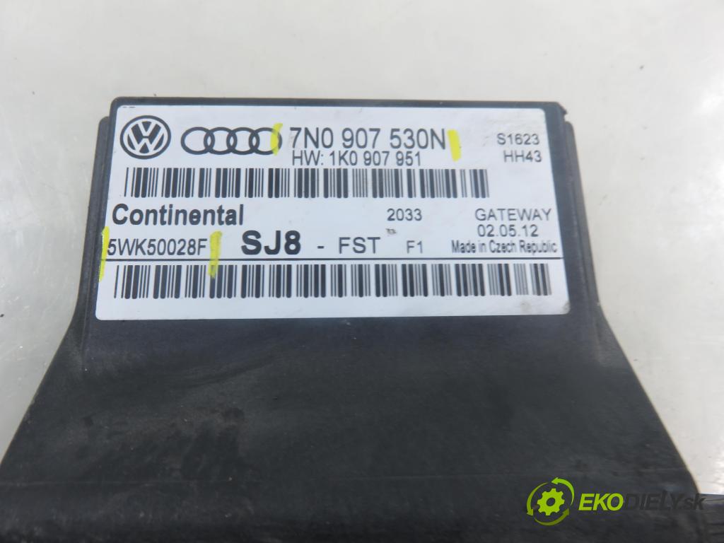 VW TOURAN (1T3) MINIVAN 2012 103,00 2.0 TDI - CFHC 1968,00 Riadiaca jednotka GATEWAY 7N0907530N ; 5WK50028F