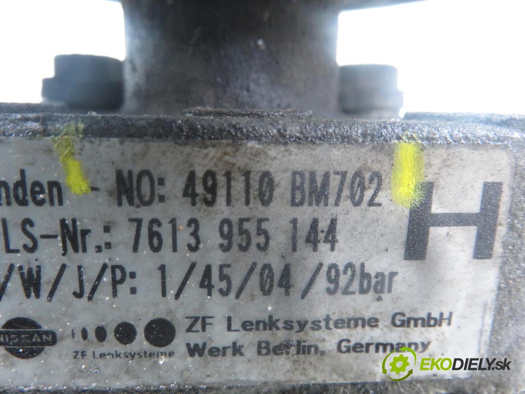 NISSAN ALMERA II Hatchback (N16) HB 2005 72,00 1.5 - QG15DE 1498,00 pumpa servočerpadlo 49110BM702 (Servočerpadlo)