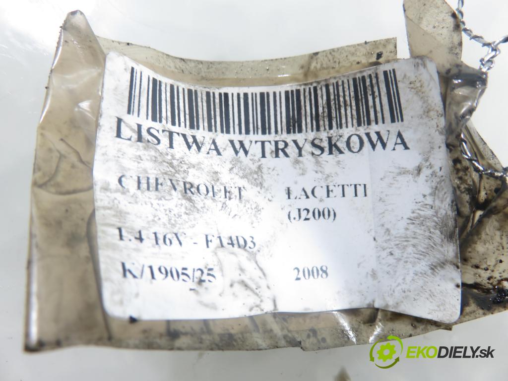 CHEVROLET LACETTI (J200) SEDAN 2008 70,00 1.4 16V - F14D3 1399,00 lišta vstřikovací 96332261 (Vstřikovací lišta)