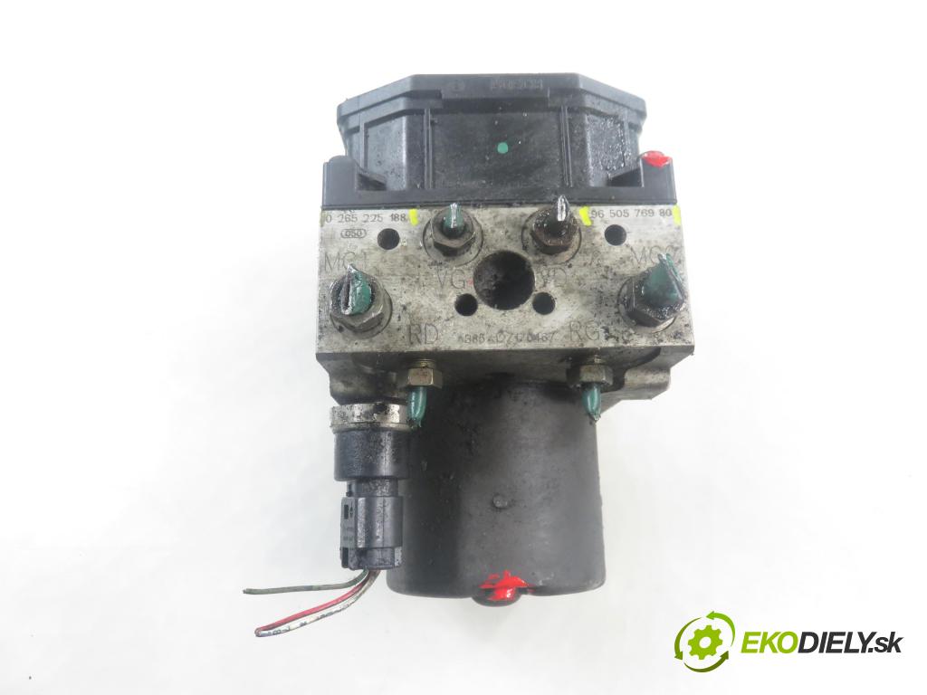 PEUGEOT 307 Break (3E) KOMBI 2002 79,00 2.0 HDI 110 - RHS (DW10ATED) 1997,00 Pumpa ABS 0265950084 ; 0265225188 ; 9650576980 (Pumpa ABS)