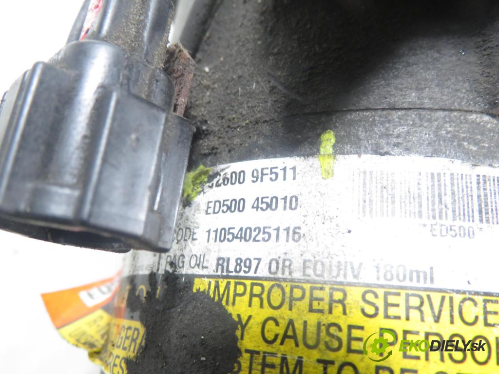 NISSAN ALMERA II Hatchback (N16) HB 2005 72,00 1.5 - QG15DE 1498,00 KOMPRESOR: klimatizácie 926009F511 (Kompresor klimatizácie)