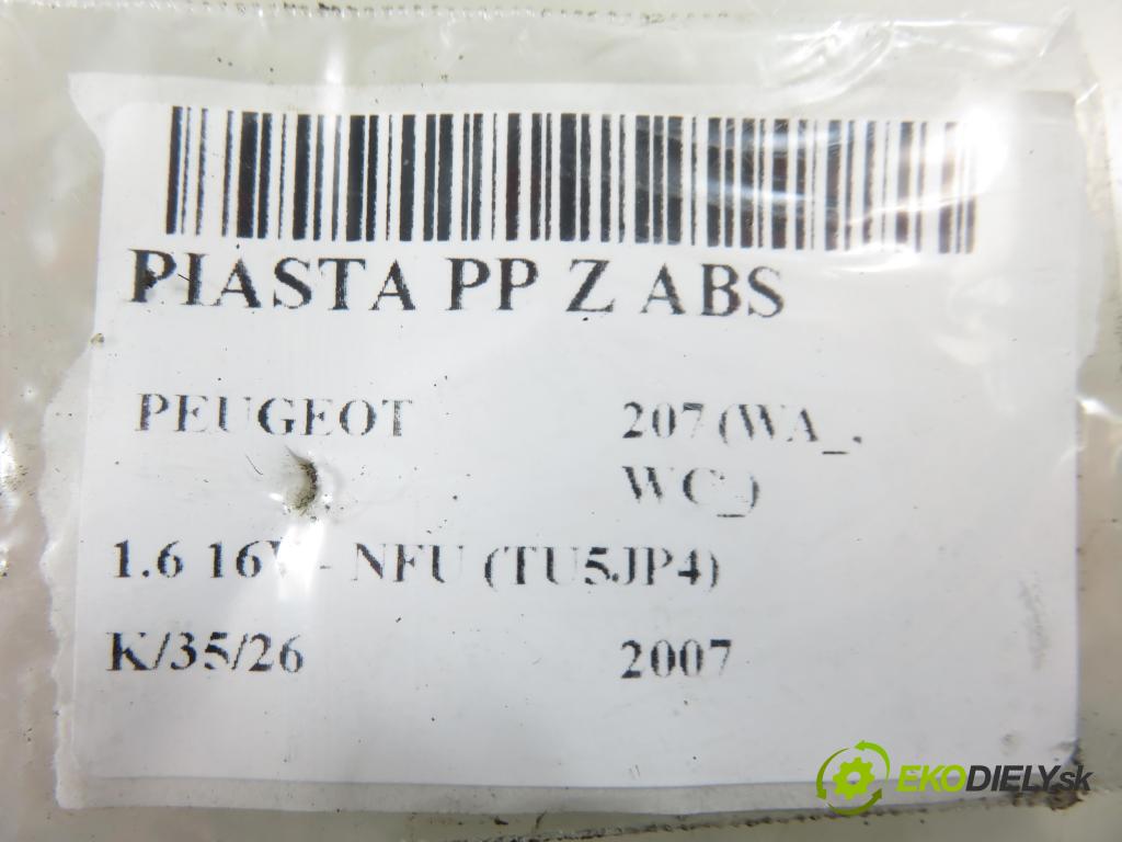 PEUGEOT 207 (WA_, WC_) HB 2007 79,00 1.6 16V - NFU (TU5JP4) 1587,00 náboj PP ABS