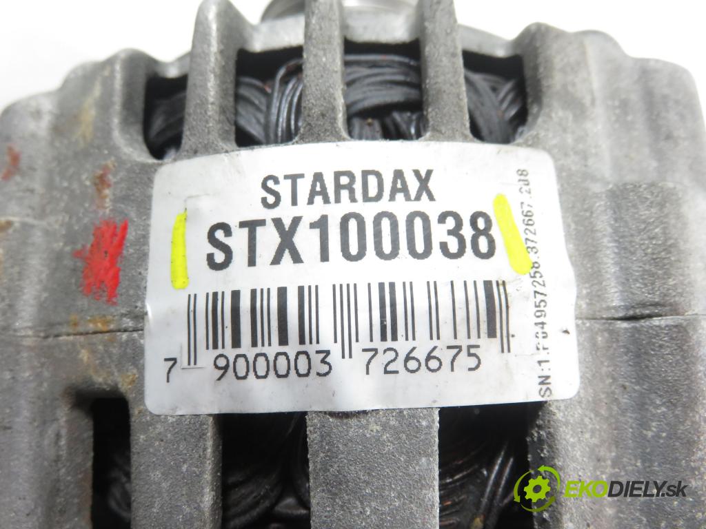 PEUGEOT 207 (WA_, WC_) HB 2007 79,00 1.6 16V - NFU (TU5JP4) 1587,00 Alternátor STX100038 (Alternátor)