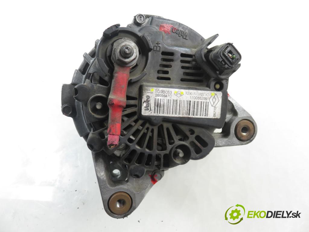 DACIA SANDERO HB 2011 64,00 1.6 - K7M 710 1598,00 Alternátor 8200810621C ; TG9B053 (Alternátor)