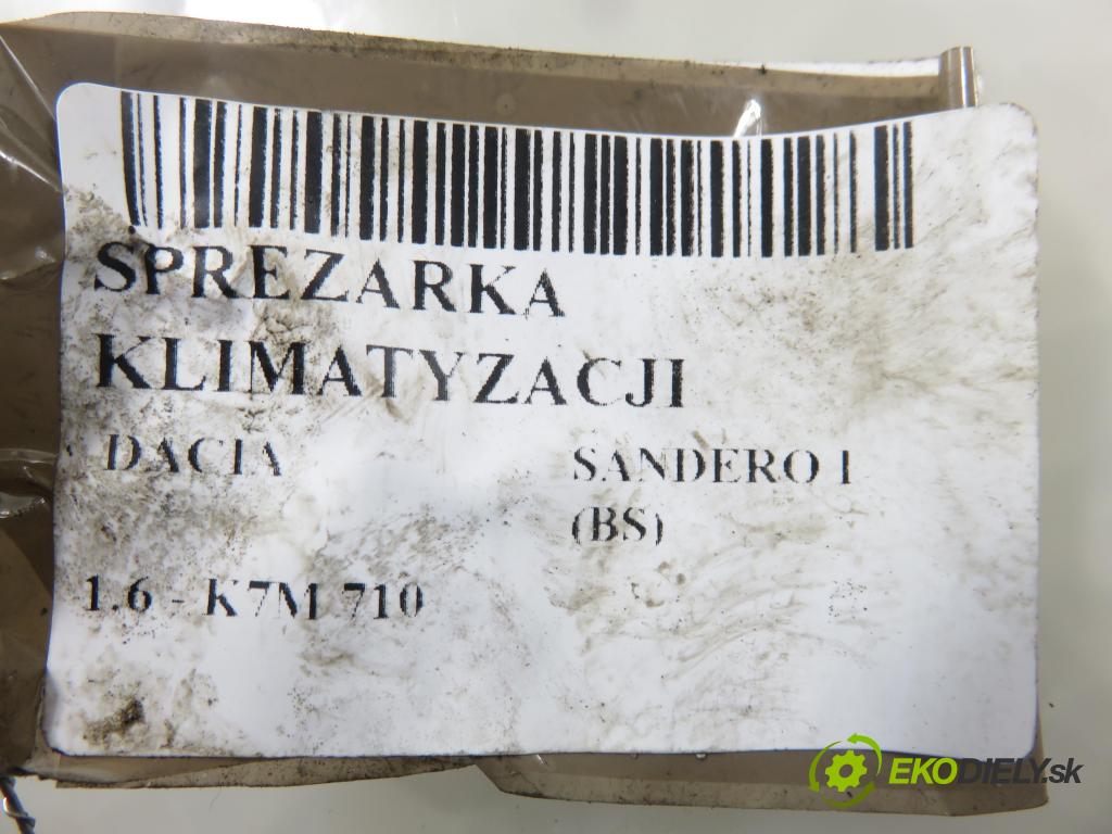 DACIA SANDERO HB 2011 64,00 1.6 - K7M 710 1598,00 KOMPRESOR: klimatizace 8200866440 (Kompresor klimatizace)