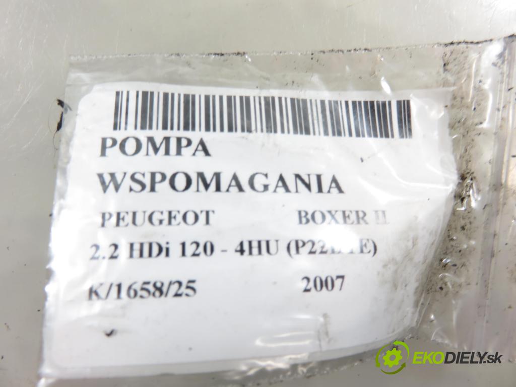 PEUGEOT BOXER Skrzynia FURGON 2007 88,00 2.2 HDi 120 - 4HU (P22DTE) 2198,00 Pumpa servočerpadlo  (Servočerpadlo)