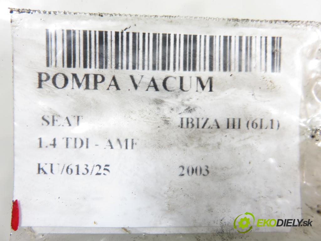 SEAT IBIZA III (6L1) HB 2003 55,00 1.4 TDI 75 - AMF 1422,00 Pumpa vákuová 038145209E