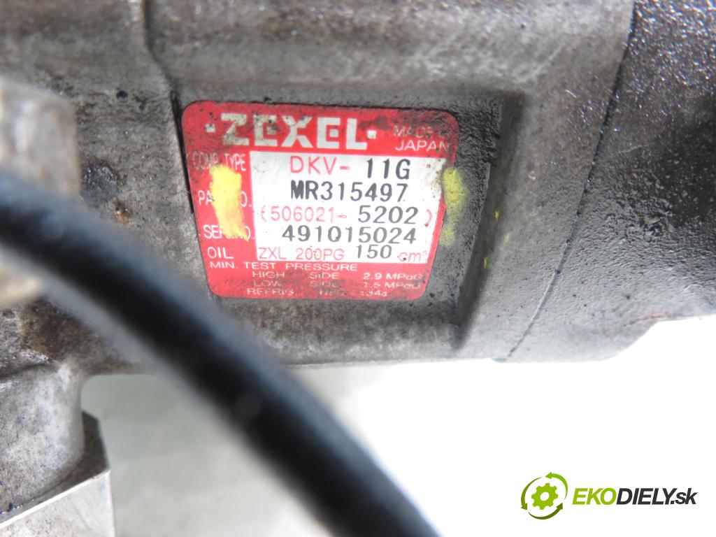 MITSUBISHI PAJERO PININ (H6_W, H7_W) SUV 2005 84,00 1.8 (H76W, H66W) - 4G93 (SOHC 16V) 1834,00 KOMPRESOR: klimatizácie MR315497 ; 5060215202 (Kompresor klimatizácie)