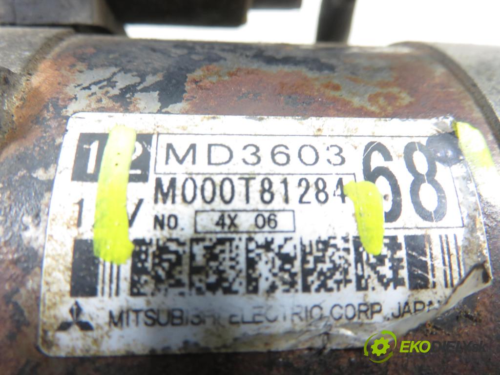 MITSUBISHI PAJERO PININ (H6_W, H7_W) SUV 2005 84,00 1.8 (H76W, H66W) - 4G93 (SOHC 16V) 1834,00 Štartér MD360368 ; M000T81284 (Štartér)
