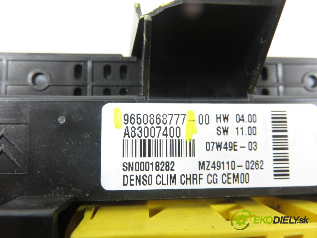 CITROEN C4 Picasso I (UD_) MINIVAN 2008 80,00 1.6 HDi 16V 109 - 9HZ 1560,00 Panel kúrenia KLIMATRONIK 9650868777