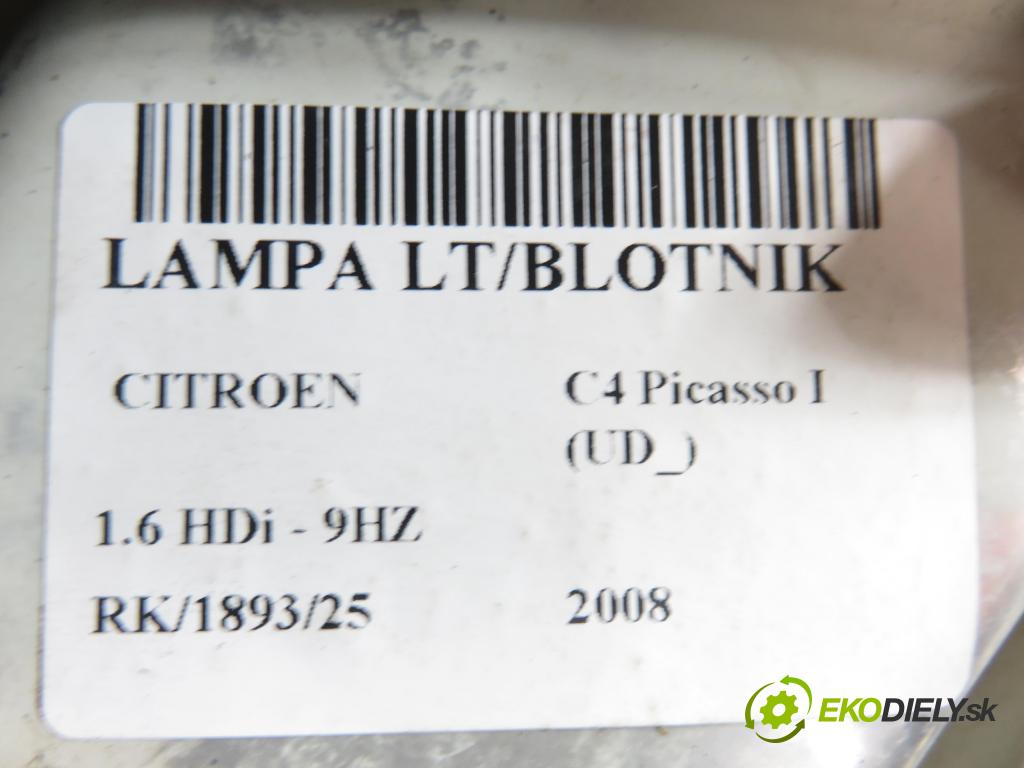 CITROEN C4 Picasso I (UD_) MINIVAN 2008 80,00 1.6 HDi 16V 109 - 9HZ 1560,00 Svetlo ľavé zadné 9653547580