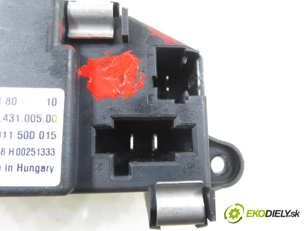 CITROEN C4 Picasso I (UD_) MINIVAN 2008 80,00 1.6 HDi 16V 109 - 9HZ 1560,00 rezistor / reostat kúrenia 9654652480 ; F011500015